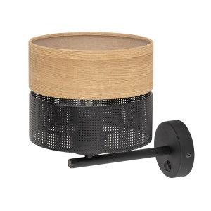 Aplica perete Negru 1xE27 NICOL 6539TK - Img 3