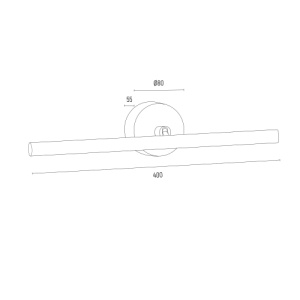 Aplica perete S LED MIRIAM A8595 - Img 4