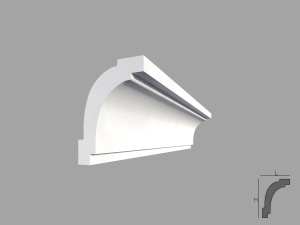 Bagheta de colt / Cornisa de interior BC16 dimensiuni 70x50x2000mm