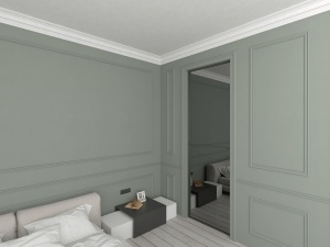 Bagheta de colt / Cornisa de interior BC22 dimensiuni 125x125x2000mm - Img 3