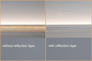 Banda reflectorizanta pentru profile decorative - 2x5000 cm - Img 3