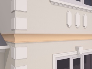 Brau decorativ de exterior FP304 dimensiuni 180x51x2000mm - Img 3