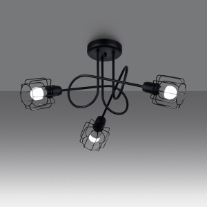 Candelabru BELUCI 3S Negru - Img 3