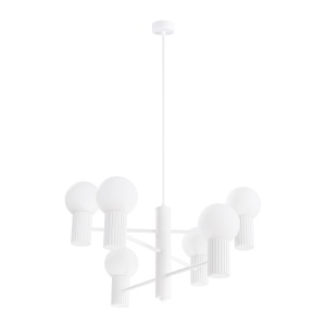 Candelabru HALO 6 alb