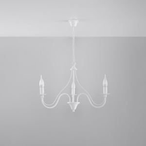 Candelabru MINERWA 3 alb - Img 2