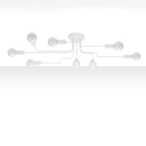 Candelabru VECTOR 8 Alb - Img 2