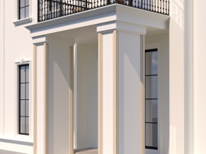 Coltar decorativ de exterior FPCL08 dimensiuni 110x110x2000mm - Img 3