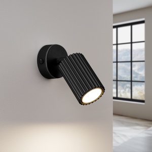 Lampă de perete KARBON Negru cu - Img 3