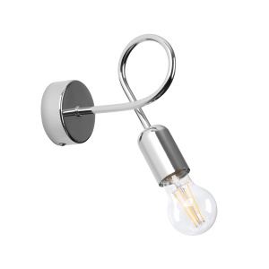 Lampă de perete LOOP Chrome