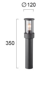 Lampa exterior E27 Aspen 4198500 - Img 2