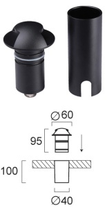 Lampa exterior LED 3000K Rino 4293900 - Img 2