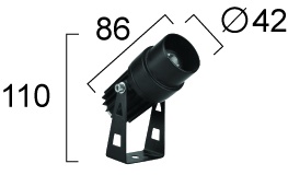 Lampa exterior LED 3200K Carlos 4318300 - Img 3