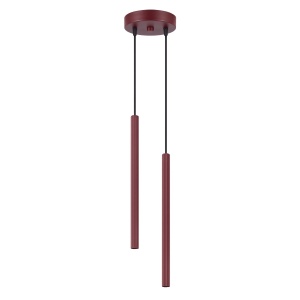 Lampă suspendată ARCHE 2P burgund