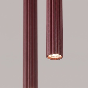Lampă suspendată ARCHE 2P burgund - Img 3