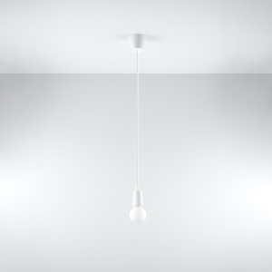 Lampă suspendată DIEGO 1 Alb - Img 2