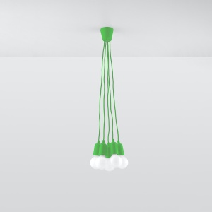 Lampă suspendată DIEGO 5 Verde - Img 2