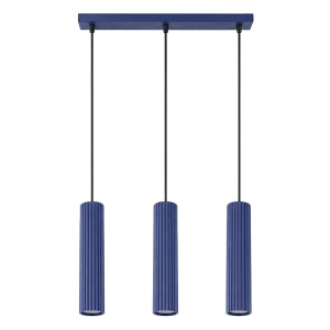 Lampă suspendată KARBON 3L ultramarin