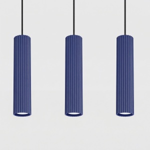 Lampă suspendată KARBON 3L ultramarin - Img 3