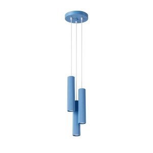 Lampă suspendată KARBON 3P bleu