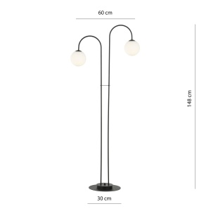 Lampadar ARCHI LP2 Negru OPAL - Img 3