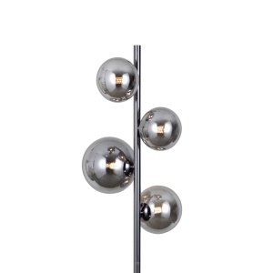 Lampadar Canello Fumuriu, Negru 4xG9 - Img 2