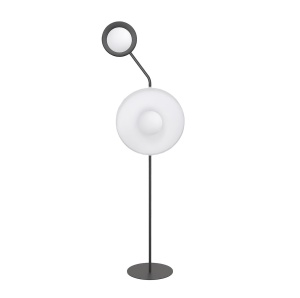 Lampadar KISS LP2 Negru Alb - Img 2