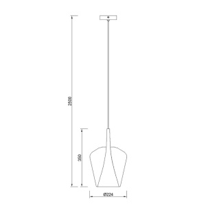 Lustra 1 bec ELSA 8256 - Img 2