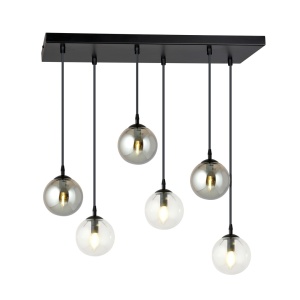 Lustra COSMO 6 Negru MIX2 - Img 1