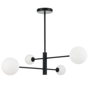 Lustra Dorado Negru 4xG9 - Img 1