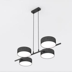 Lustra DRUMZ 4 Negru - Img 2