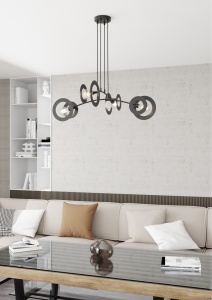 Lustra EUFORIA 4 Negru - Img 2