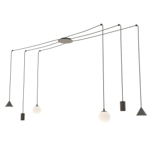 Lustra FUJI 6 Negru