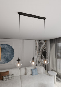 Lustra neagra, Lustra suspendata neagra, Lustra cu pendule, Lustra metal neagra, Lustra metal, Lustra moderna neagra, Lustra living, Lustra living neagra, Lustra moderna, Lustra dormitor, Lustra dormitor neagra, Lustra bucatarie, Lustra din metal, Lustra 