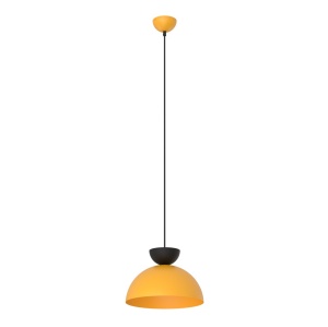 Lustra LUNARO 1S Negru Portocaliu
