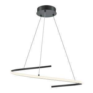 Lustra MOD242PL-L33BK - Curve