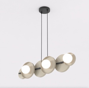 Lustra MODEL 6 Negru Bej - Img 2
