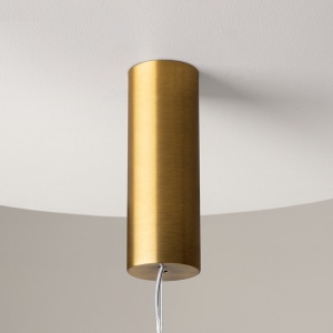 Lustra moderna aurie din metal si sticla cu led Maytoni Cosmo - Img 4