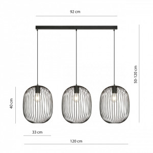 Lustra neagra, Lustra suspendata neagra, Lustra cu pendule, Lustra metal neagra, Lustra metal, Lustra moderna neagra, Lustra living, Lustra living neagra, Lustra moderna, Lustra dormitor, Lustra dormitor neagra, Lustra bucatarie, Lustra din metal, Lustra 