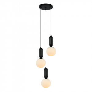 Lustra neagra, Lustra suspendata neagra, Lustra cu pendule, Lustra metal neagra, Lustra metal, Lustra moderna neagra, Lustra living, Lustra living neagra, Lustra moderna, Lustra dormitor, Lustra dormitor neagra, Lustra bucatarie, Lustra din metal, Lustra 