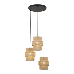 Lustra Negru 3xE27 CALISTO 6098TK - Img 4
