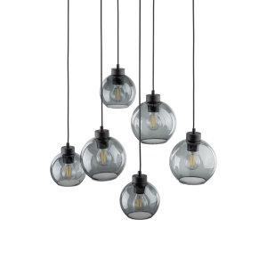 Lustra Negru 6xE27 CUBUS 2833TK - Img 3