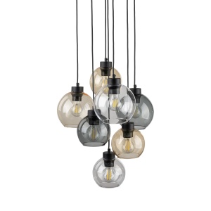 Lustra Negru 7xE27 CUBUS 10246TK - Img 3