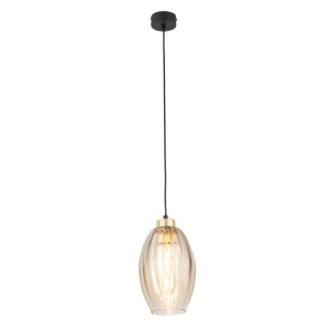 Lustra Negru Auriu 1xE27 SEBO 4633TK