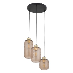 Lustra Negru Auriu 3xE27 PESCARA 4576TK