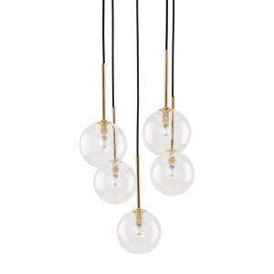 Lustra Negru Auriu 5xG9 NILOS 5943TK - Img 3