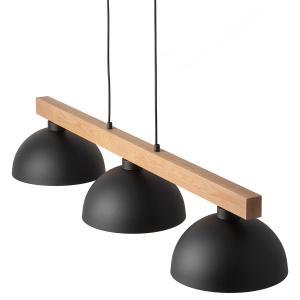 Lustra Negru Bej 3xE27 OSLO 4710TK - Img 4