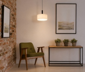Lustra Negru LED 1 bec Austis - Img 3