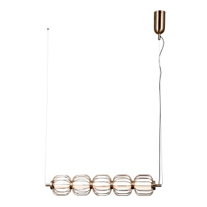 Lustra Pedro Auriu 5 x LED - Img 1