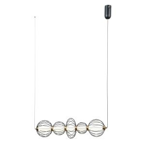 Lustra Rabel Negru 5 x LED - Img 4