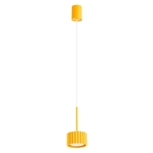 Lustră suspendată AURA 1 galben Gx53 - Img 1